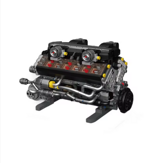 Free Tribe 36301 V12 Motor Modellbausatz – Hochleistungs Motor (1409 Teile) Free Tribe