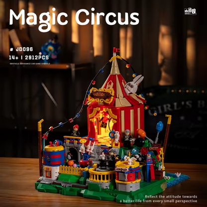 XJD JD096 Film Zirkuszelt Modellbausatz – Großes Zirkus Display (2912 Teile) XJD