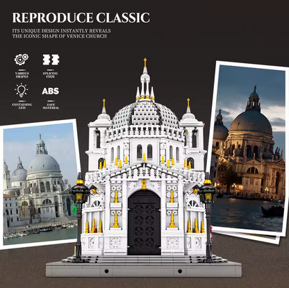 Reobrix 55014 Venedig Kirche Modellbausatz – Italien Architektur (4270 Teile) Roebrix