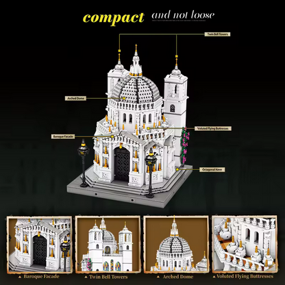 Reobrix 55014 Venedig Kirche Modellbausatz – Italien Architektur (4270 Teile) Roebrix