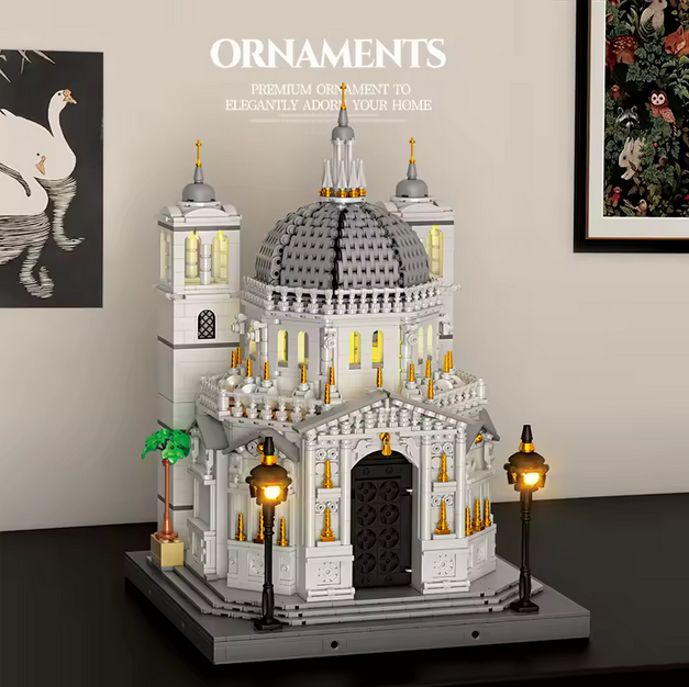 Reobrix 55014 Venedig Kirche Modellbausatz – Italien Architektur (4270 Teile) Roebrix
