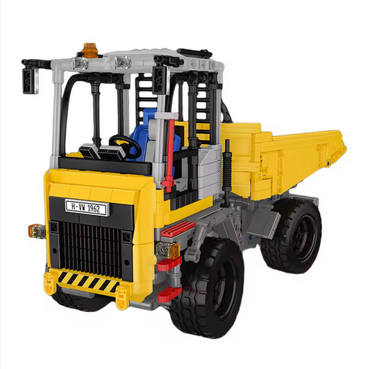 Mould King 17092 Knickgelenkter Muldenkipper Modellbausatz – Baustellen LKW (1230 Teile) MK