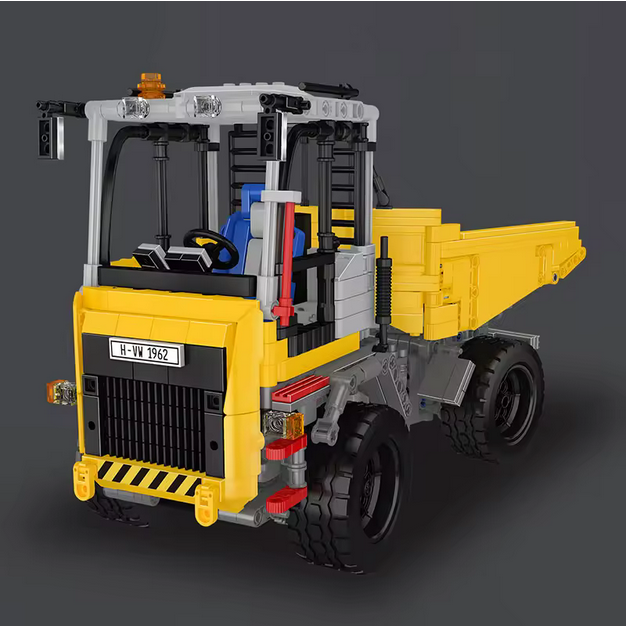Mould King 17092 Knickgelenkter Muldenkipper Modellbausatz – Baustellen LKW (1230 Teile) MK