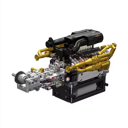 Mould King 10224 Motorisiertes V12 Motor Modell – Valkyrie Technik Bausatz (974 Teile) MK