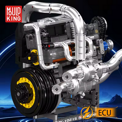 Mould King 10215 Supercar Motor Modellbausatz – High Performance Engine (739 Teile) MK