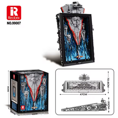 Reobrix 99007 Interstellares 3D Weltraum Kunstgemälde Bausteinmodell (5345 Teile) Roebrix