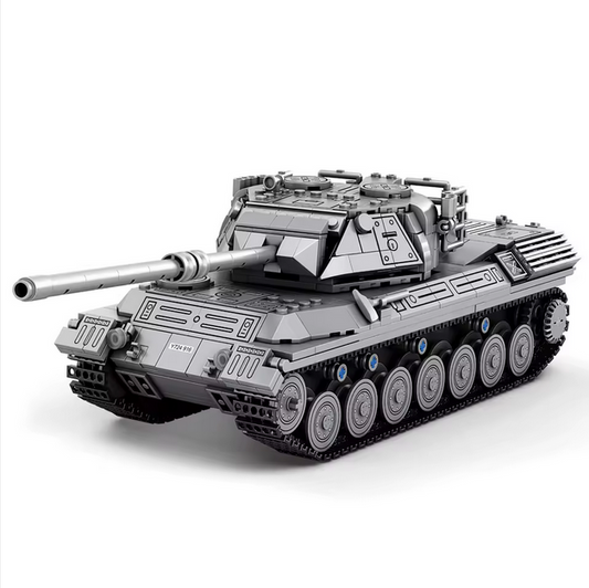 Reobrix 77038 Leopard 1 Panzer Modellbausatz – Militärfahrzeug (1273 Teile) Roebrix