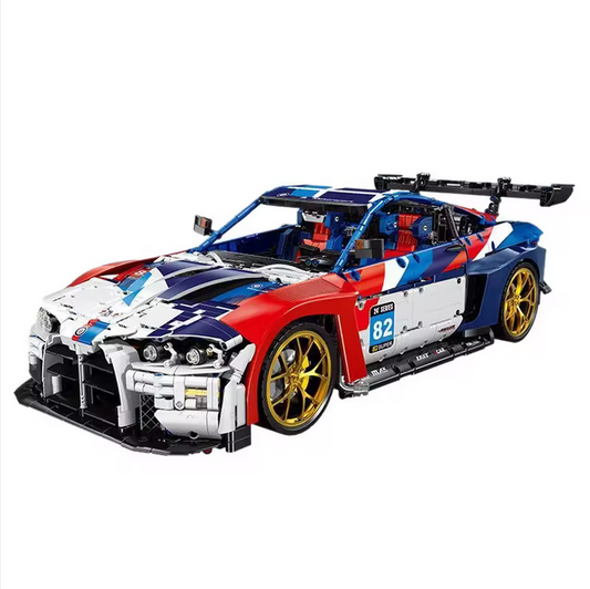 XJD JD040 1:8 M Power M4 Supersportwagen Modellbausatz – Rennwagen (4556 Teile) XJD