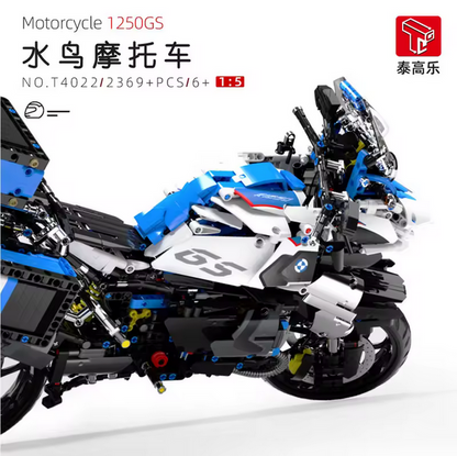 Taigaole T4022 1:5 Water Bird Motorrad Modellbausatz – Motorrad Serie (2369 Teile) TaiGaole