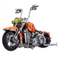 GULY 60531 1:5 Luxus Motorrad Modellbausatz – Orange Racing Bike (2392 Teile) Gully