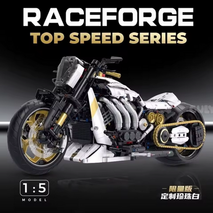 GULY 60522 1:5 Rambo Devil Motorrad Modellbausatz – Racing Bike (1810 Teile) Guly