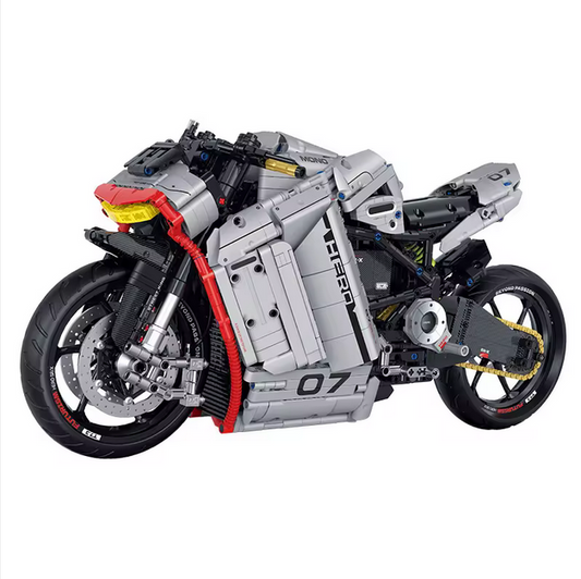 GULY 60507 1:5 SR-X Motorrad Modellbausatz – Statisches Racing Bike (2099 Teile) Guly