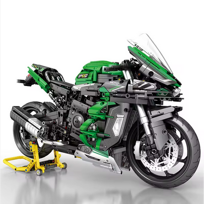 Reobrix 570 1:5 H2 SX SE Motorrad Modellbausatz – Racing Bike (2088 Teile) Roebrix