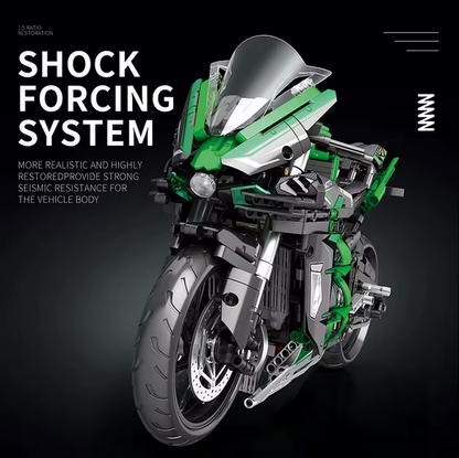 Reobrix 570 1:5 H2 SX SE Motorrad Modellbausatz – Racing Bike (2088 Teile) Roebrix
