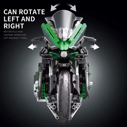 Reobrix 570 1:5 H2 SX SE Motorrad Modellbausatz – Racing Bike (2088 Teile) Roebrix