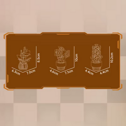 Mould King 24113 Mini Topfpflanzen Set – Tiny Plants Deko Modell (201 Teile) MK