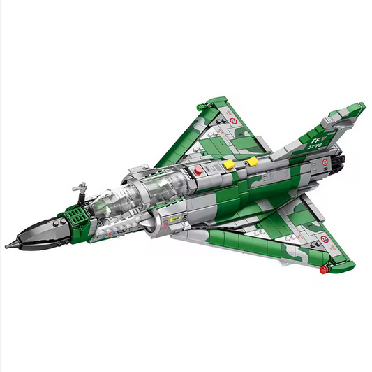 Reobrix 33040 Mirage Fighter Jet Modellbausatz – Flugzeug Serie (1012 Teile) Roebrix