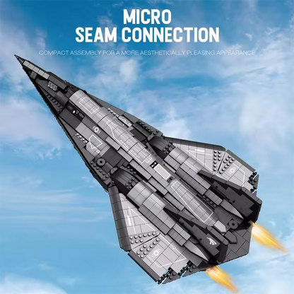 Reobrix 33039 SR-72 Hypersonic Jet Modellbausatz – Flugzeug Serie (1880 Teile) Roebrix