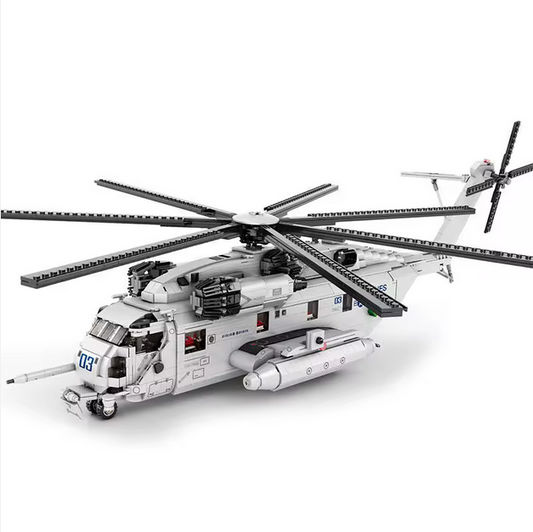 Reobrix 33037 CH-53E Transporthubschrauber Modellbausatz – Flugzeug Serie (2193 Teile) Roebrix
