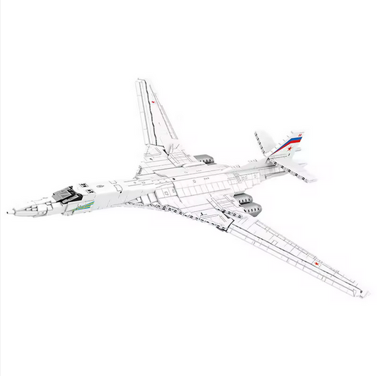 Reobrix 33036 TU-160 Bomber Jet Modellbausatz (1598 Teile) Roebrix