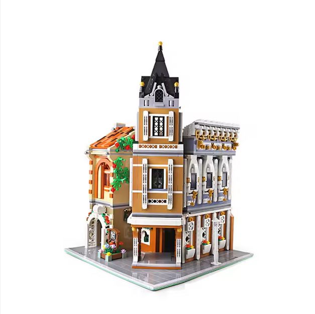 Mould King 16026 Afternoon Tea Restaurant – Streetview Gebäude Modell MK