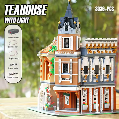 Mould King 16026 Afternoon Tea Restaurant – Streetview Gebäude Modell MK