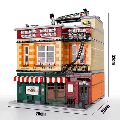 Mould King 16014 Street View Cafe mit LED Beleuchtung 2.257 Teile MK