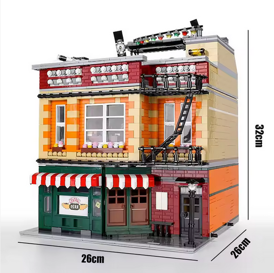 Mould King 16014 Street View Cafe mit LED Beleuchtung 2.257 Teile MK