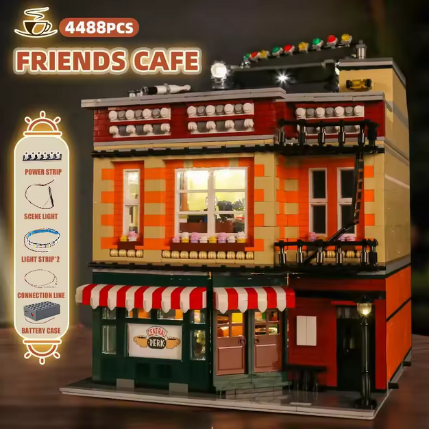 Mould King 16014 Street View Cafe mit LED Beleuchtung 2.257 Teile MK
