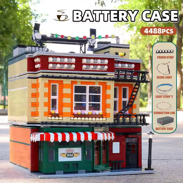 Mould King 16014 Street View Cafe mit LED Beleuchtung 2.257 Teile MK