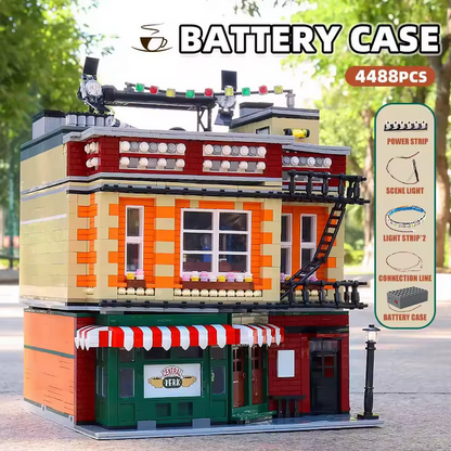 Mould King 16014 Street View Cafe mit LED Beleuchtung 2.257 Teile MK
