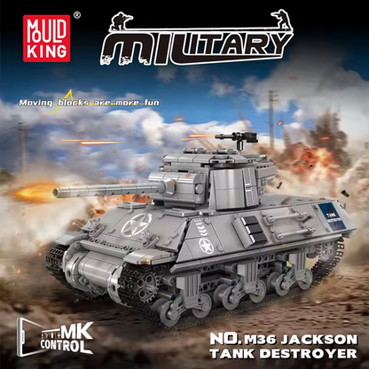 Mould King 20034 Pershing Heavy Tank Militär Panzer Modellbausatz 1.057 Teile MK