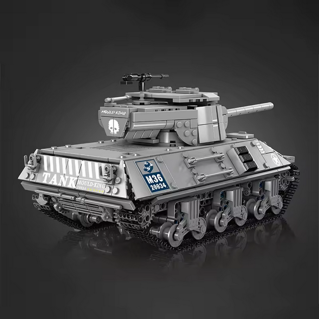 Mould King 20034 Pershing Heavy Tank Militär Panzer Modellbausatz 1.057 Teile MK