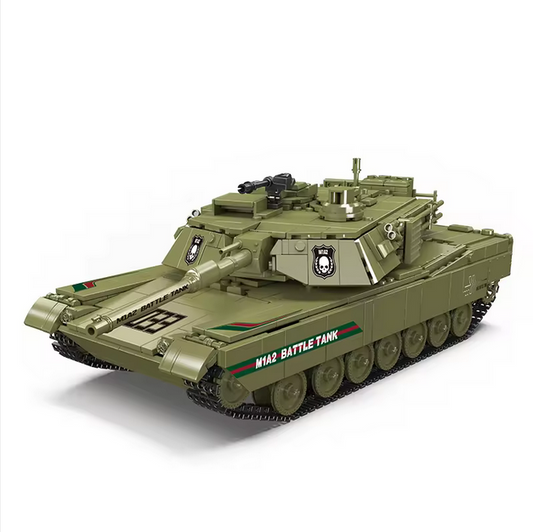 Mould King 20033 M1A2 Abrams Kampfpanzer ferngesteuert mit Motor 1.168 Teile MK