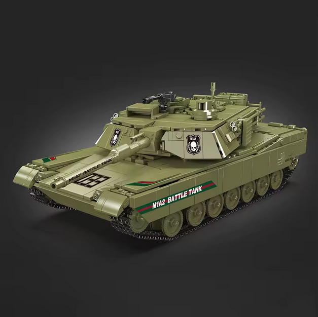 Mould King 20033 M1A2 Abrams Kampfpanzer ferngesteuert mit Motor 1.168 Teile MK