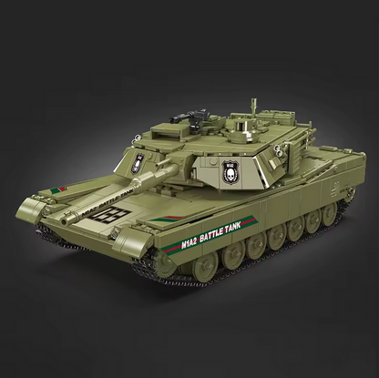 Mould King 20033 M1A2 Abrams Kampfpanzer ferngesteuert mit Motor 1.168 Teile MK