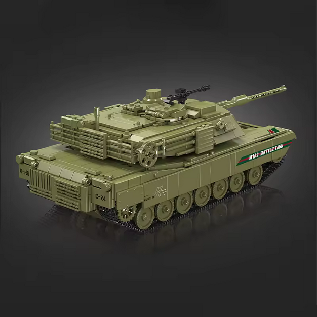 Mould King 20033 M1A2 Abrams Kampfpanzer ferngesteuert mit Motor 1.168 Teile MK