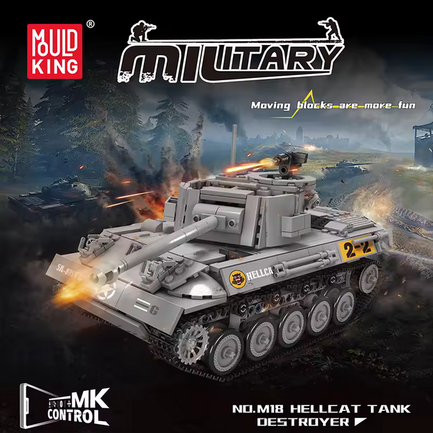 Mould King 20032 M16 Hellcat Panzerzerstörer ferngesteuert mit Sound 971 Teile MK