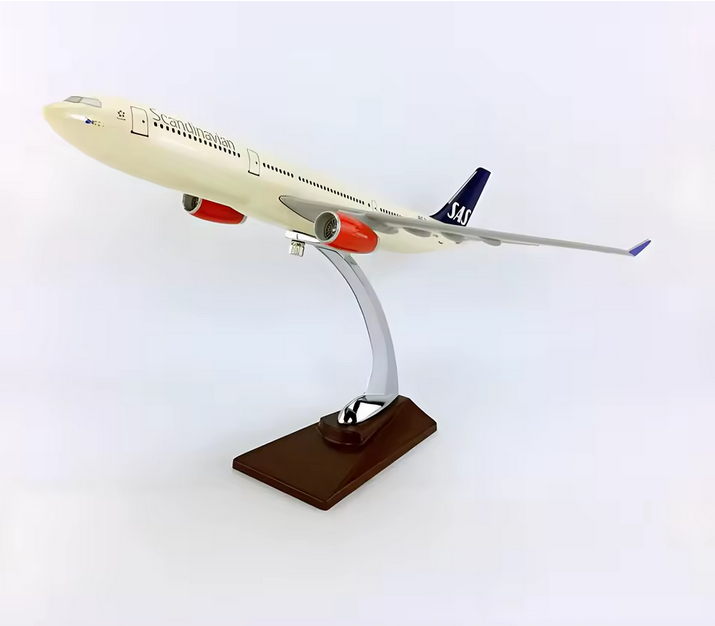 Airbus A330-300 Scandinavian Airlines Modellflugzeug 32 cm – 1:200 Resin Sammlermodell AAAA