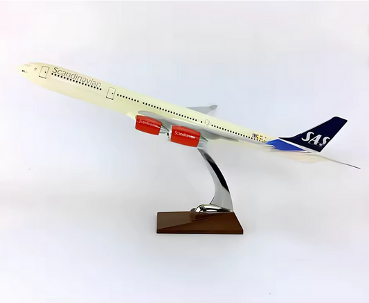 Airbus A340-600 Scandinavian Airlines Modellflugzeug 47 cm – 1:127 Premium Resin Sammlermodell AAAA