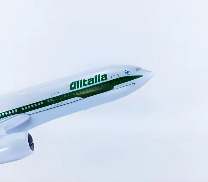 Boeing 777-200 Italian Airlines Modellflugzeug 16 cm – 1:400 Metall Sammlermodell Deko AAAA