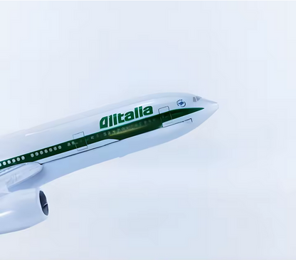 Boeing 777-200 Italian Airlines Modellflugzeug 16 cm – 1:400 Metall Sammlermodell Deko AAAA