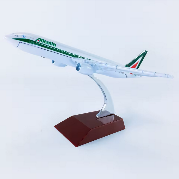 Boeing 777-200 Italian Airlines Modellflugzeug 16 cm – 1:400 Metall Sammlermodell Deko AAAA