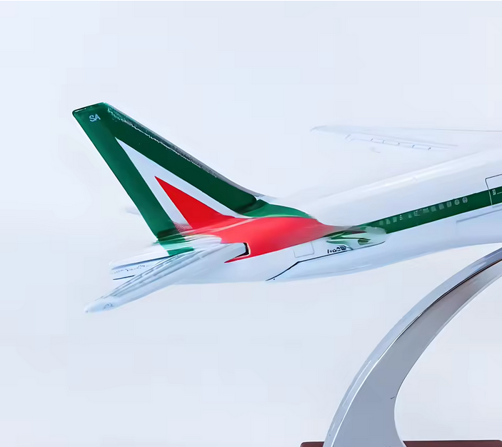 Boeing 777-200 Italian Airlines Modellflugzeug 16 cm – 1:400 Metall Sammlermodell Deko AAAA