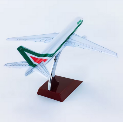 Boeing 777-200 Italian Airlines Modellflugzeug 16 cm – 1:400 Metall Sammlermodell Deko AAAA