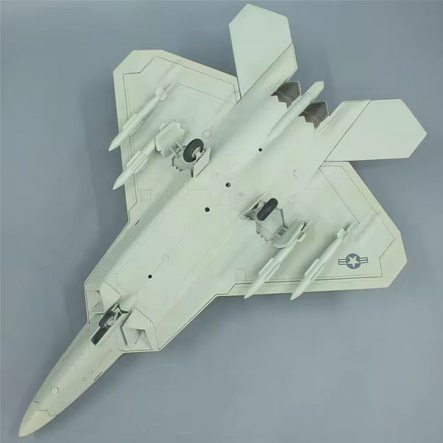 F-22 Raptor Modellflugzeug 1:48 – Metall Kampfflugzeug Sammlermodell USA AAAA