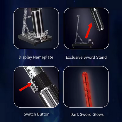 Mould King 10237 Darth Vaders Lichtschwert mit LED Beleuchtung 1.627 Teile MK
