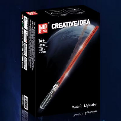 Mould King 10237 Darth Vaders Lichtschwert mit LED Beleuchtung 1.627 Teile MK