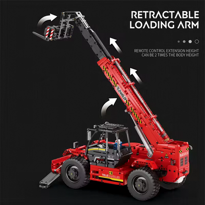 Reobrix 22020 RC Teleskoplader mit Kranfunktion Ingenieur-Serie 2.260 Teile Roebrix