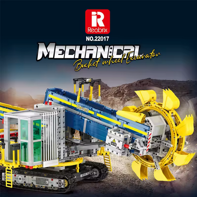 Reobrix 22017 RC Schaufelradbagger Gigant der Ingenieur-Serie ferngesteuert Roebrix